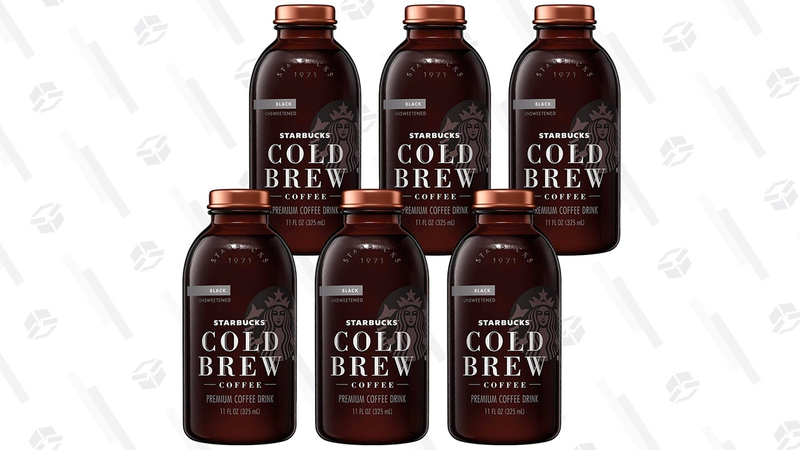 Starbucks Cold Brew Coffee, Black Unsweetened | $13 | Amazon | After 25% off coupon